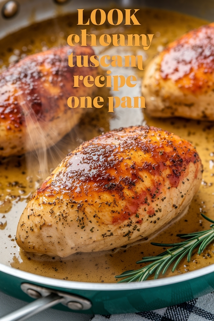 creamy tuscan chicken recipe one pan