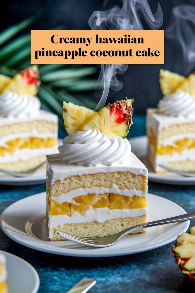 hawaiian pineapple coconut cake