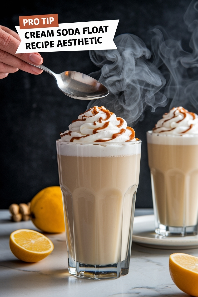 cream soda float recipe aesthetic