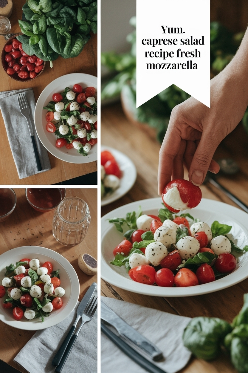 caprese salad recipe fresh mozzarella