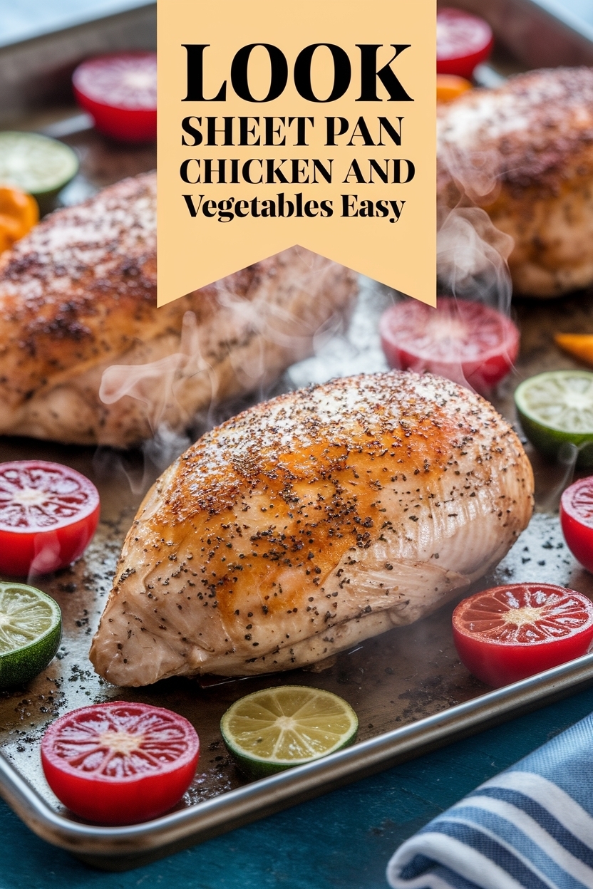 sheet pan chicken and vegetables easy