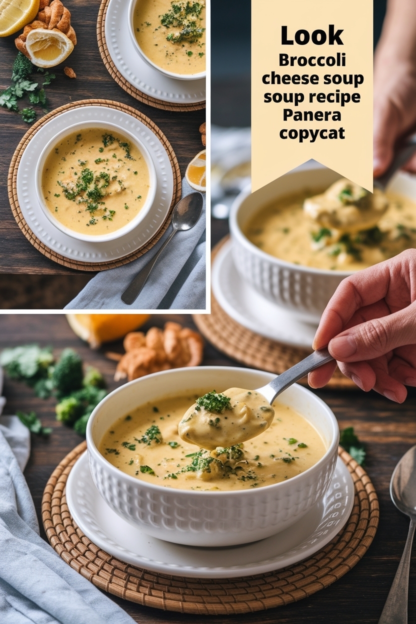 broccoli cheese soup recipe panera copycat