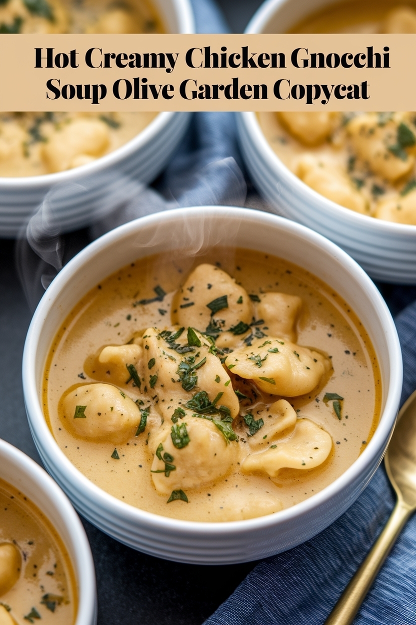 creamy chicken gnocchi soup olive garden copycat
