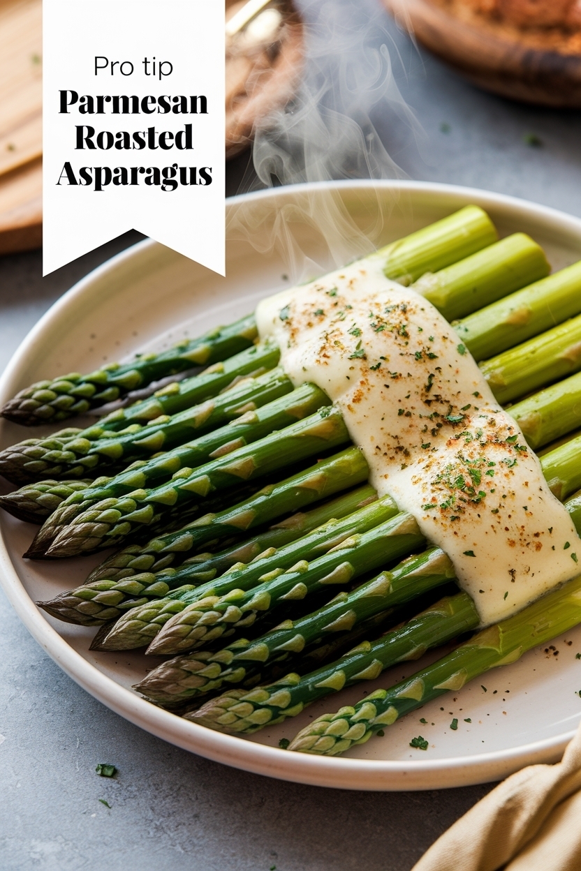 garlic parmesan roasted asparagus