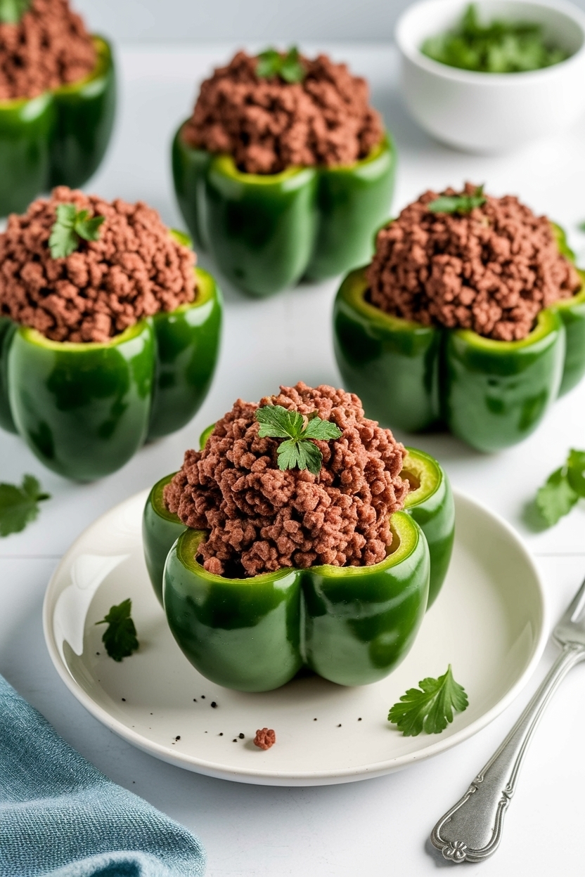 stuffed bell peppers recipe ground beef