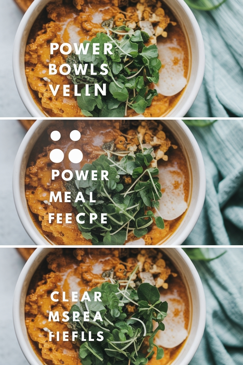 power bowls meal prep recipe vegan