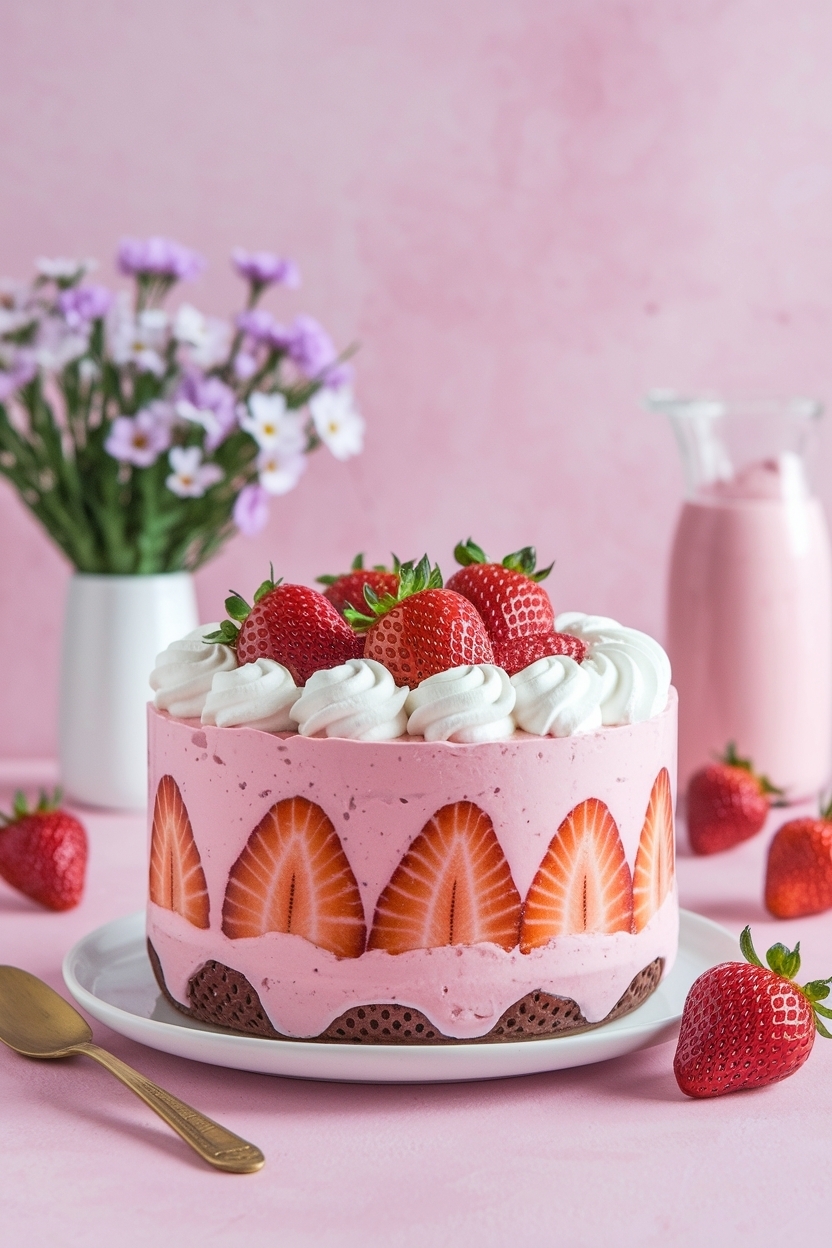 frozen strawberry dessert recipe easy summer