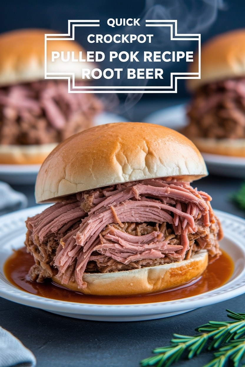 crockpot pulled pork recipe root beer