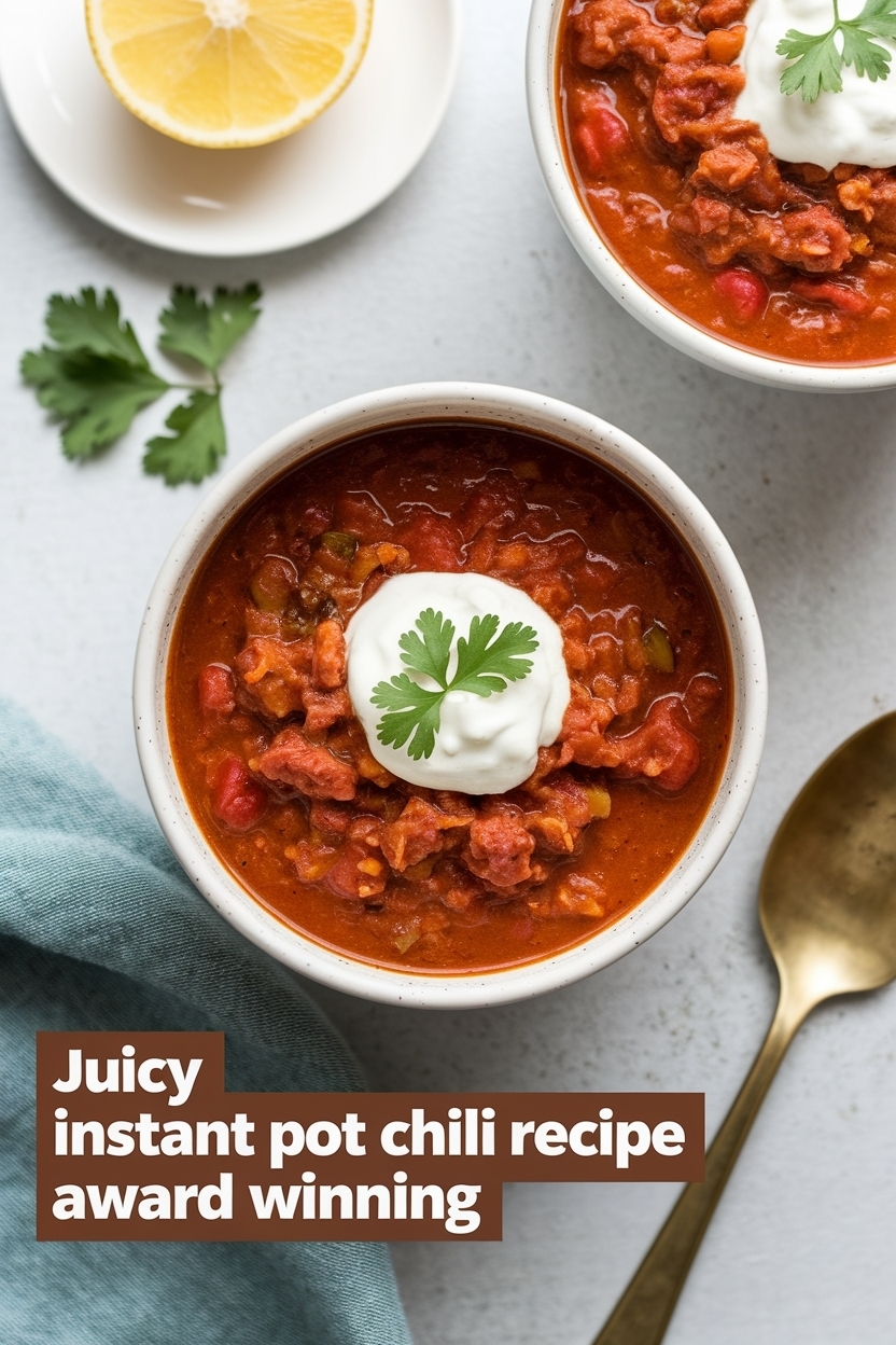 instant pot chili recipe award winning