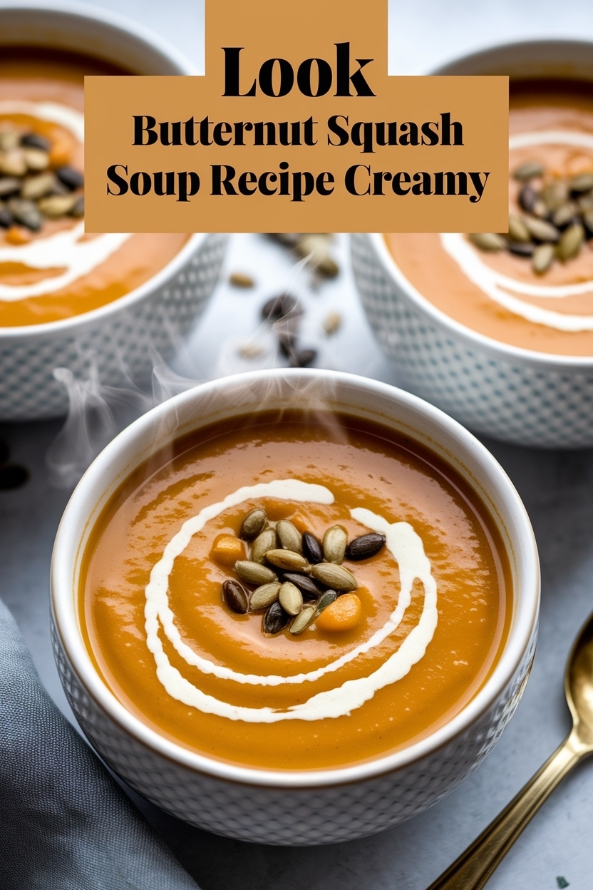 butternut squash soup recipe creamy