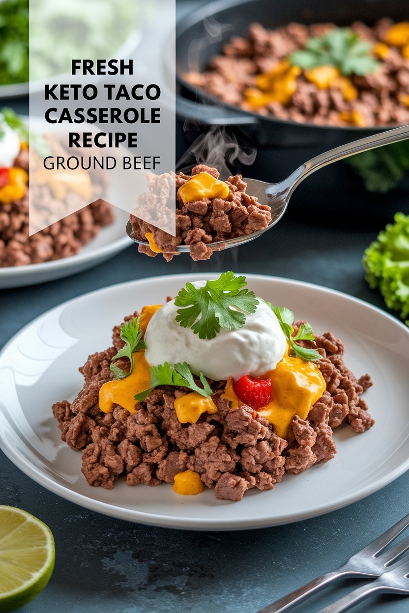 keto taco casserole recipe ground beef
