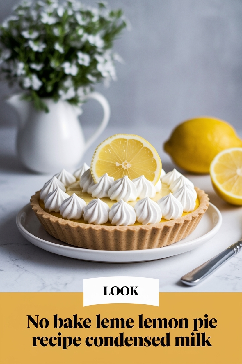 no bake lemon pie recipe condensed milk