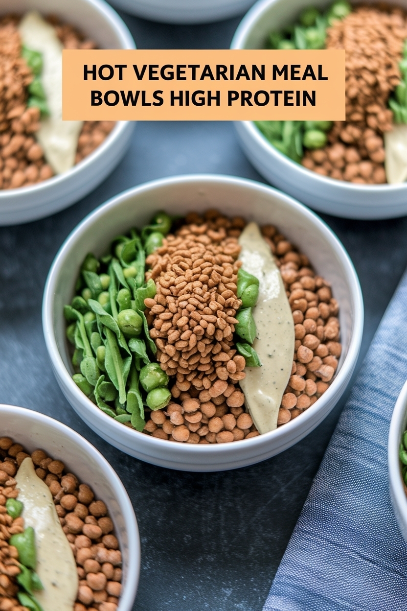 vegetarian meal prep bowls high protein