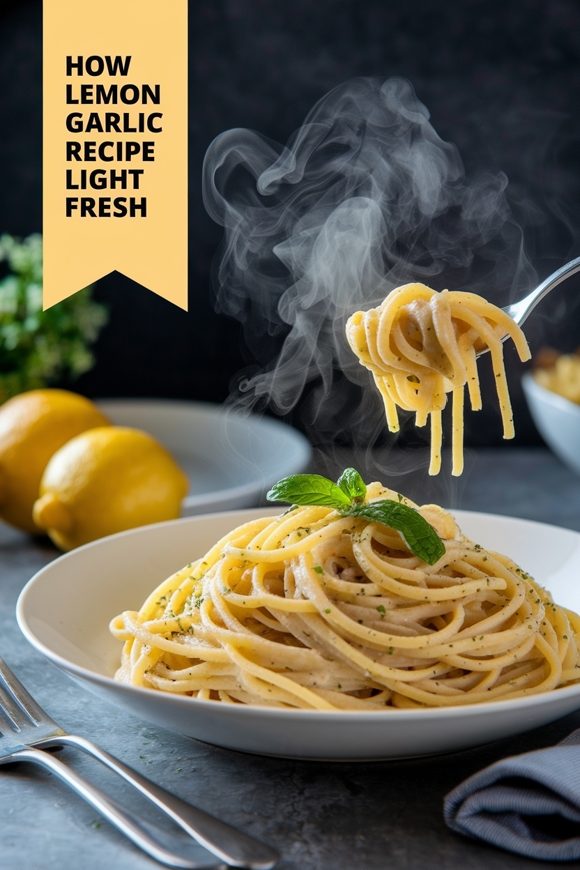 lemon garlic pasta recipe light fresh