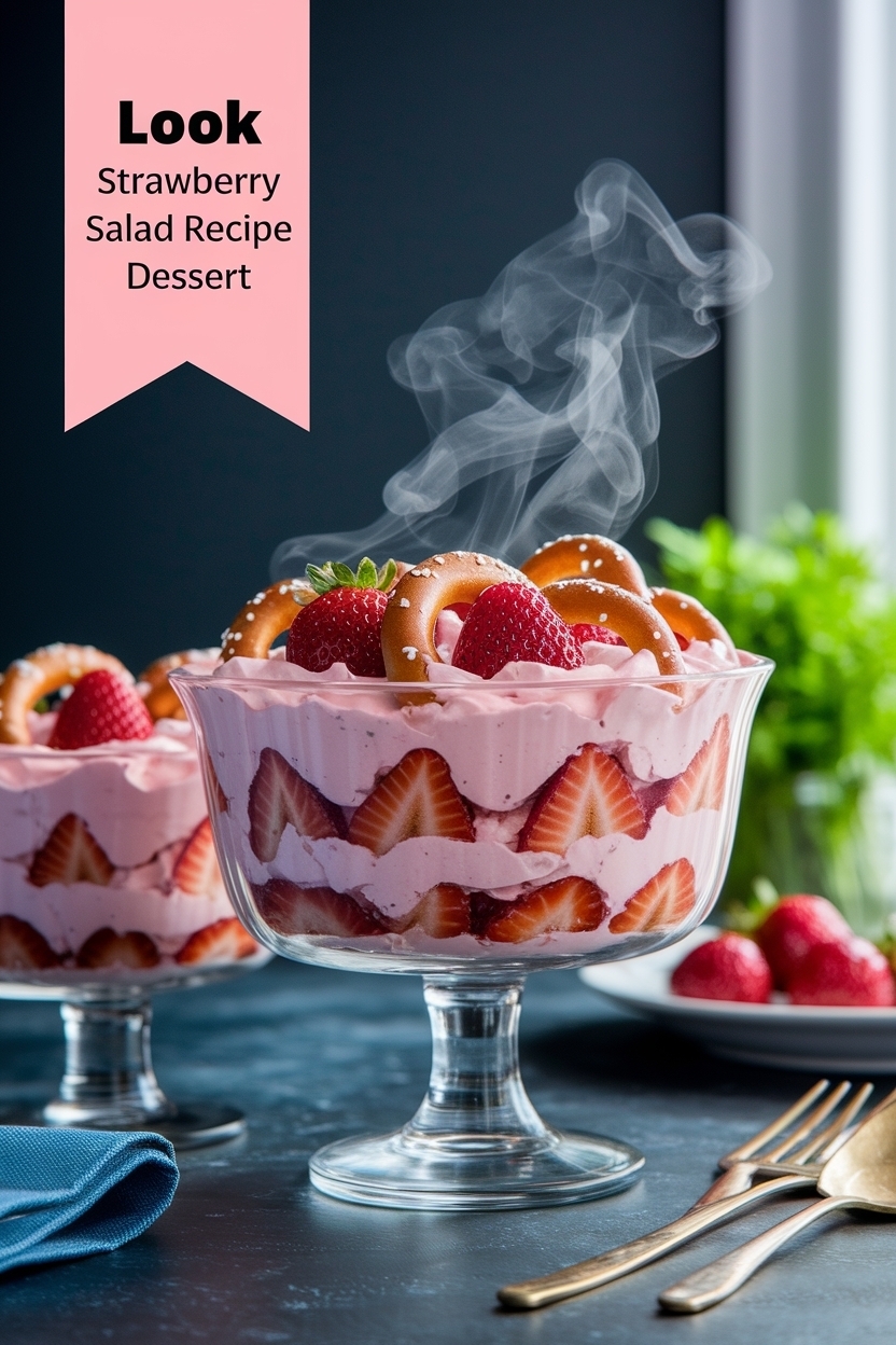 strawberry pretzel salad recipe dessert