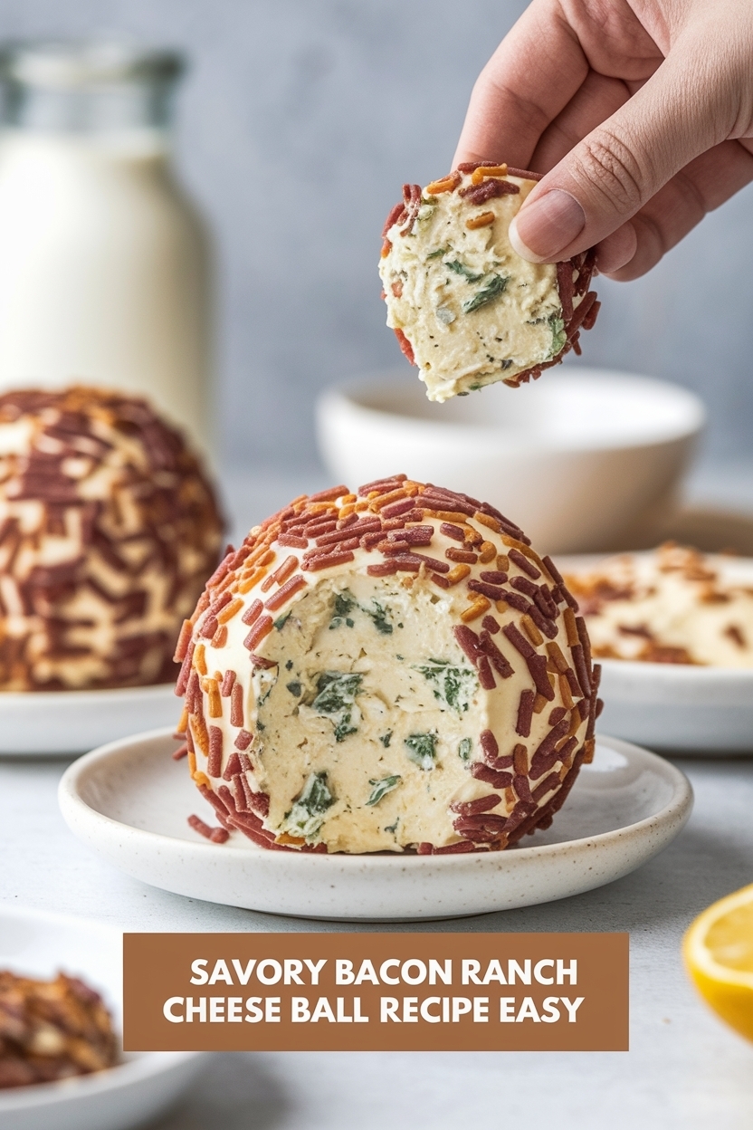 bacon ranch cheese ball recipe easy