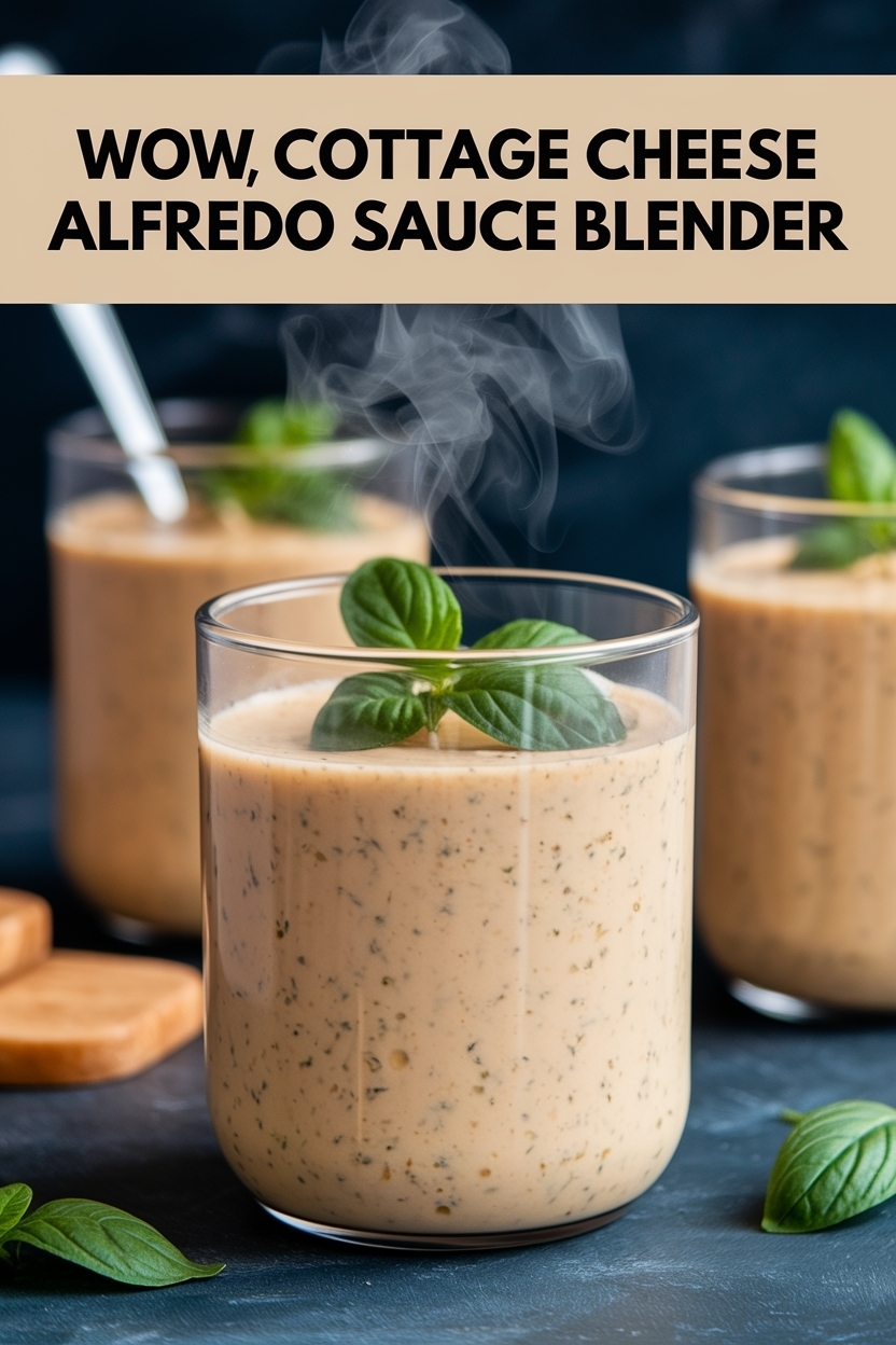 cottage cheese alfredo sauce blender