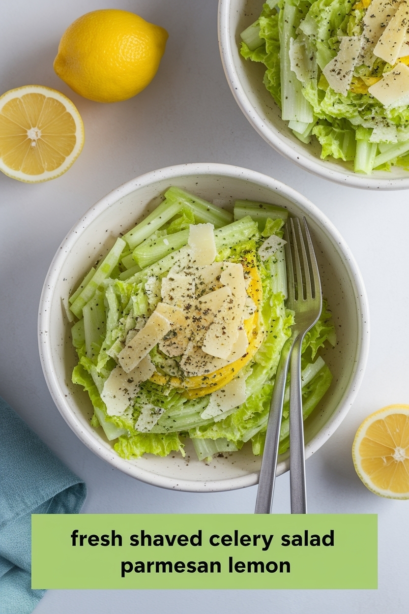 shaved celery salad parmesan lemon