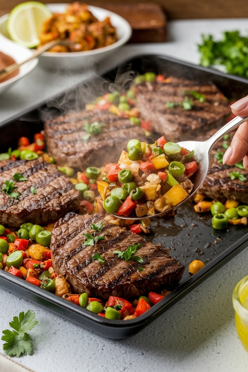 sheet pan steak fajitas recipe easy