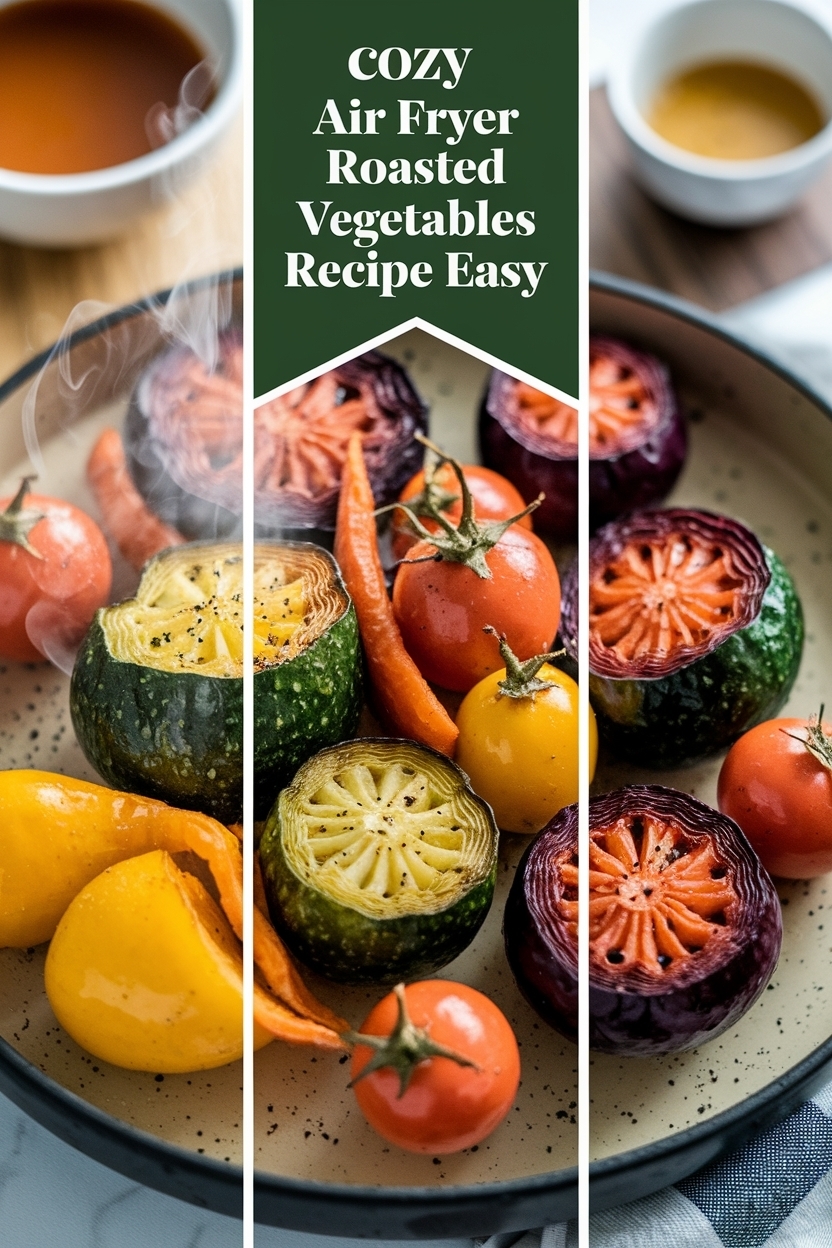 air fryer roasted vegetables recipe easy