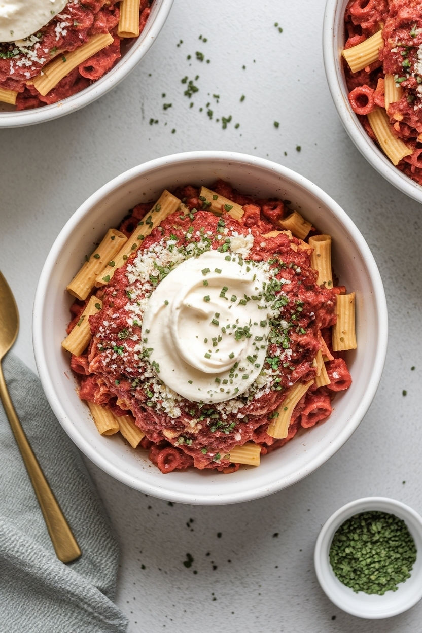 baked ziti with ricotta