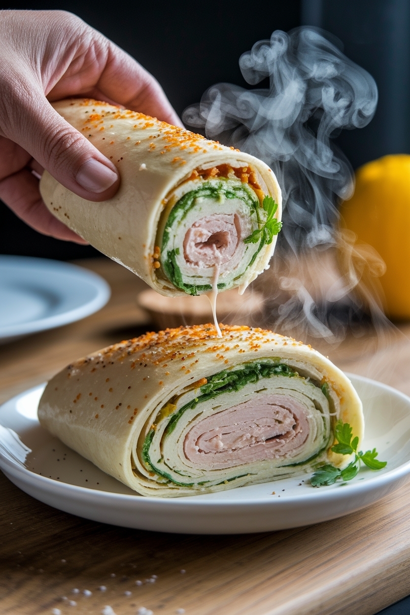 turkey cheddar roll ups cooler safe