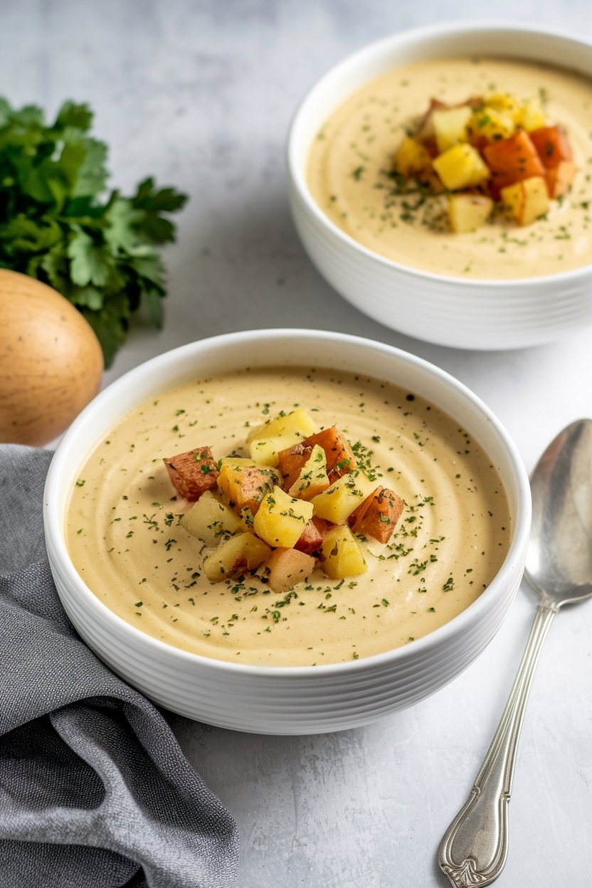 crockpot loaded potato soup recipe creamy