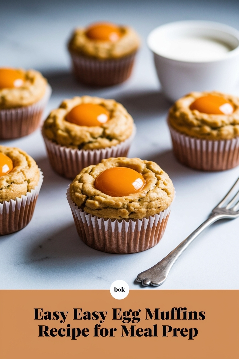 easy egg muffins recipe for meal prep