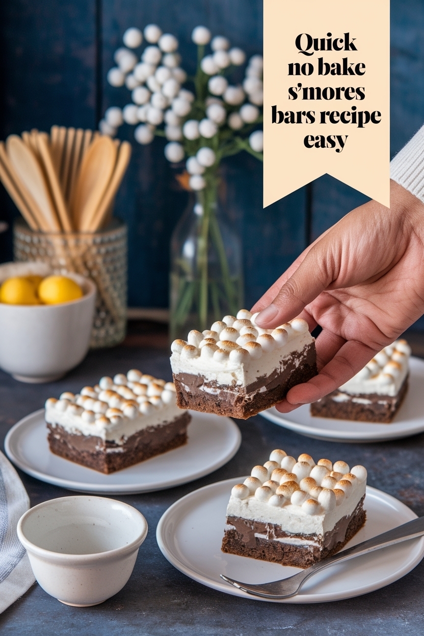 no bake s'mores bars recipe easy