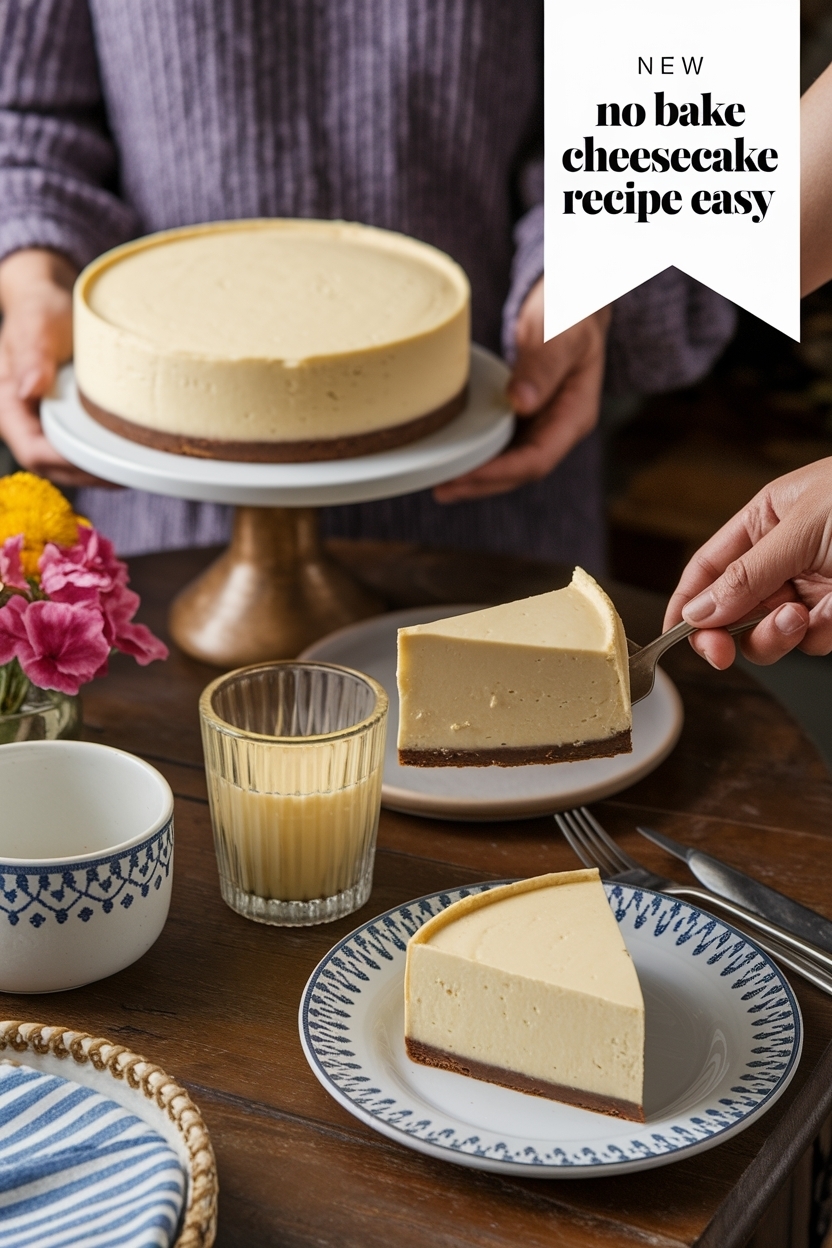 no bake cheesecake recipe easy