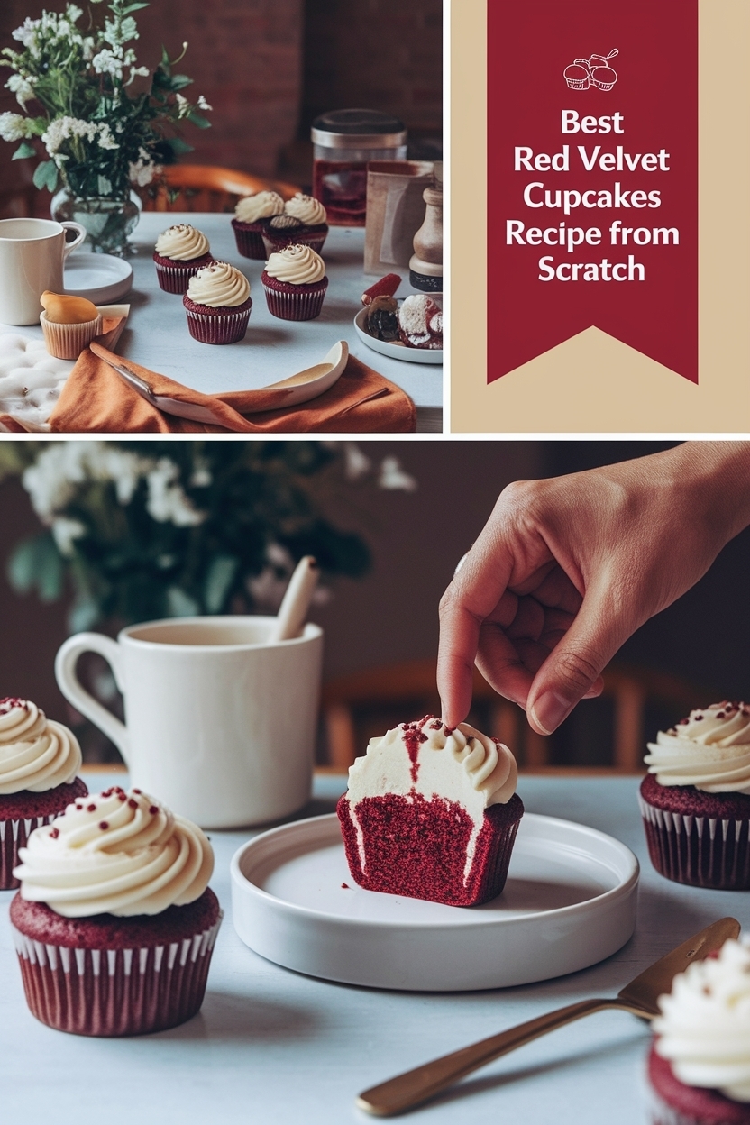 red velvet cupcakes recipe from scratch