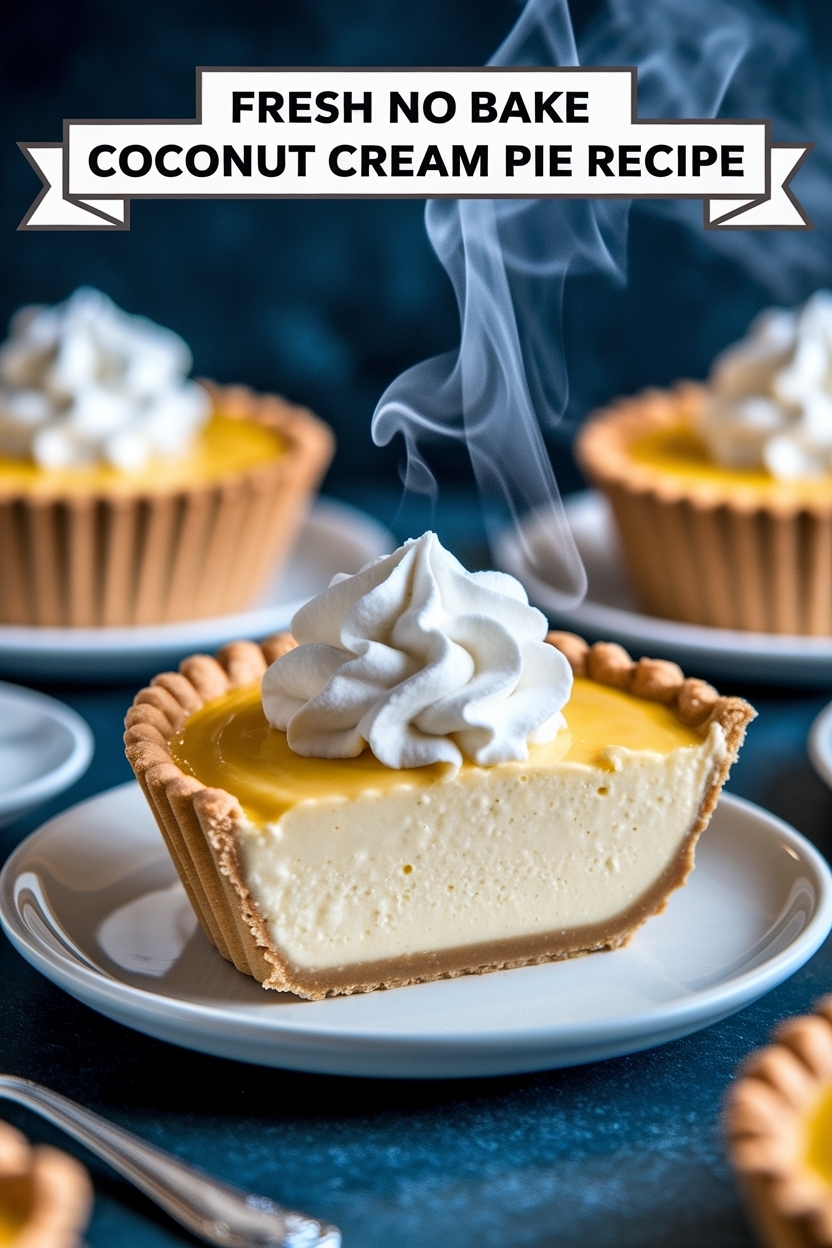 no bake coconut cream pie recipe