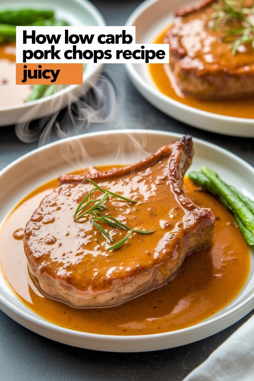 low carb pork chops recipe juicy