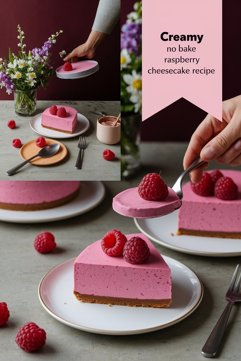 no bake raspberry cheesecake recipe