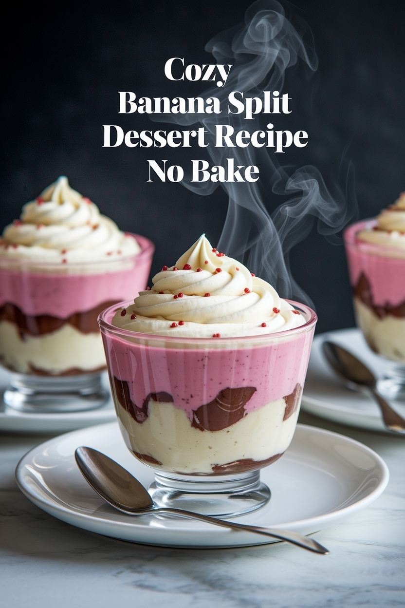 banana split dessert recipe no bake