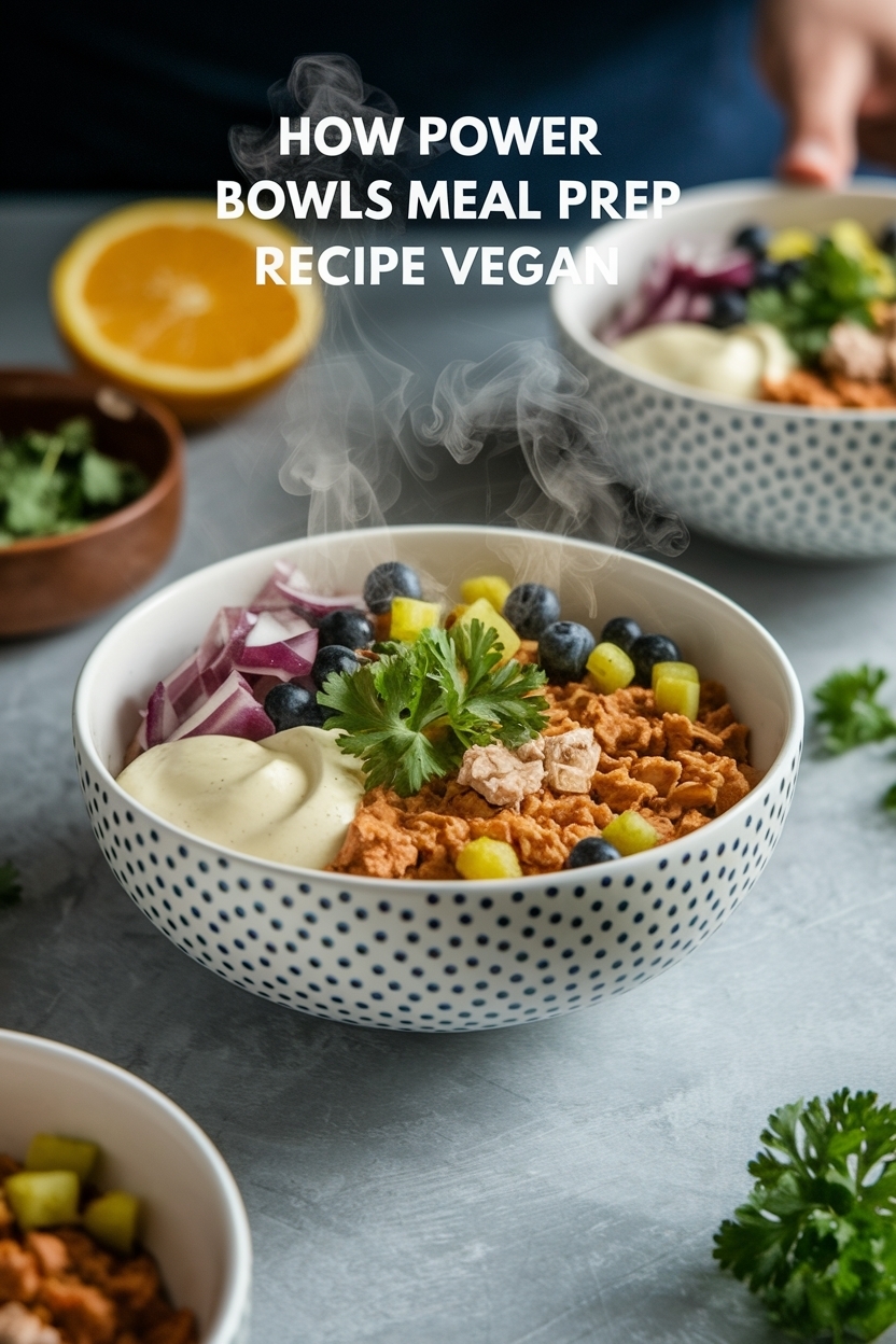 power bowls meal prep recipe vegan