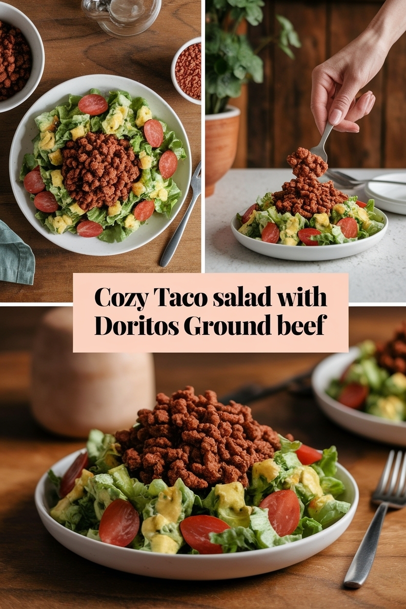 taco salad with doritos ground beef
