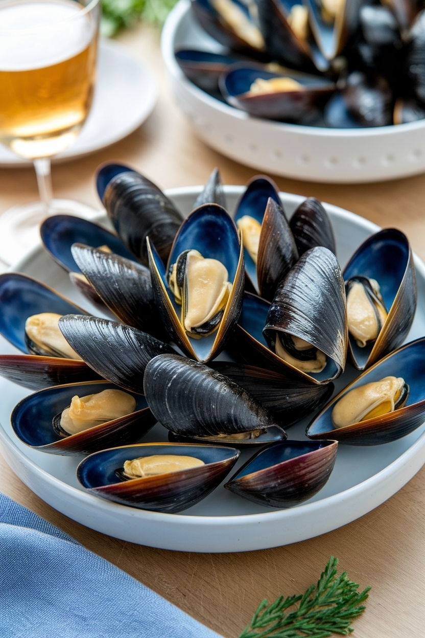 white wine mussels recipe garlic butter