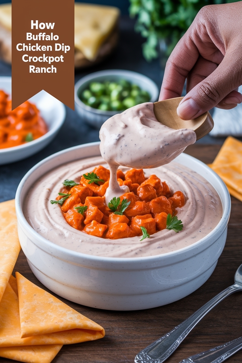 buffalo chicken dip crockpot ranch