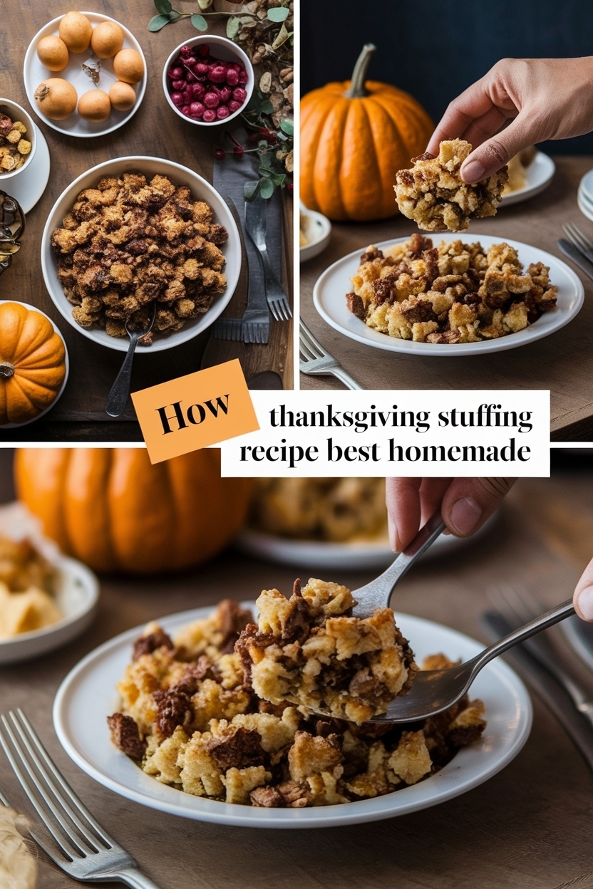 thanksgiving stuffing recipe best homemade