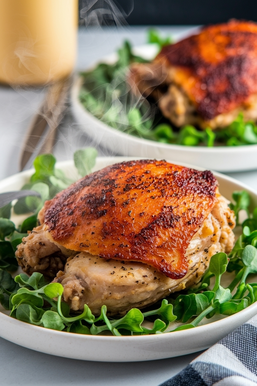 keto chicken thighs recipe crispy skin