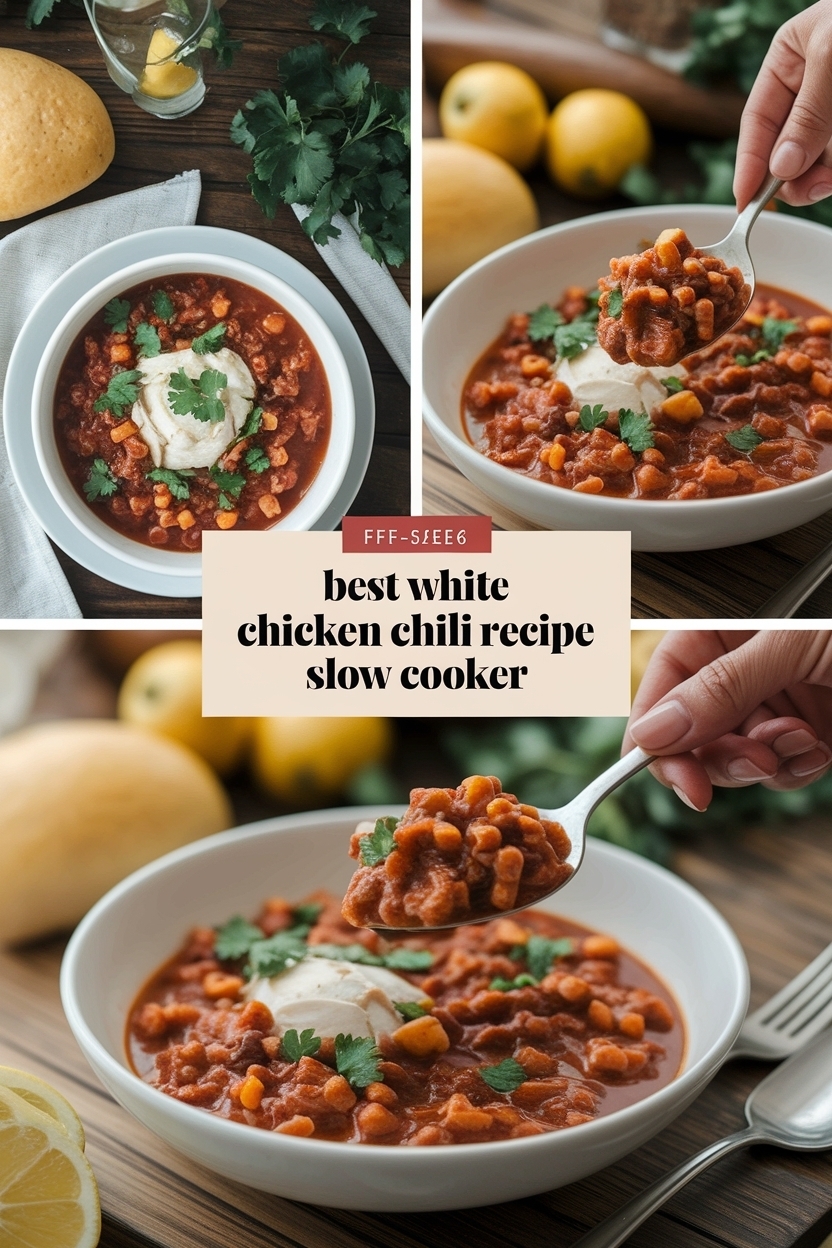 white chicken chili recipe slow cooker