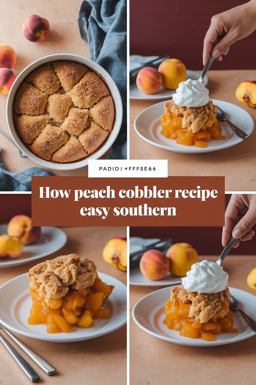 peach cobbler recipe easy southern