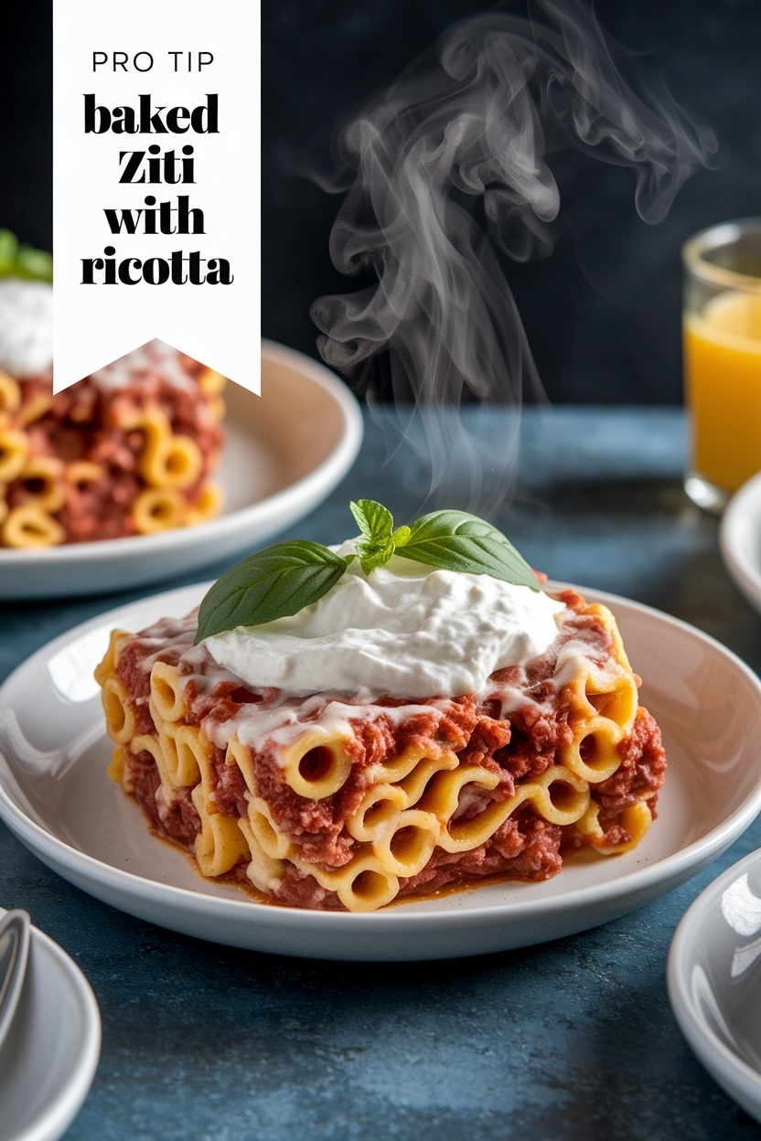 baked ziti with ricotta