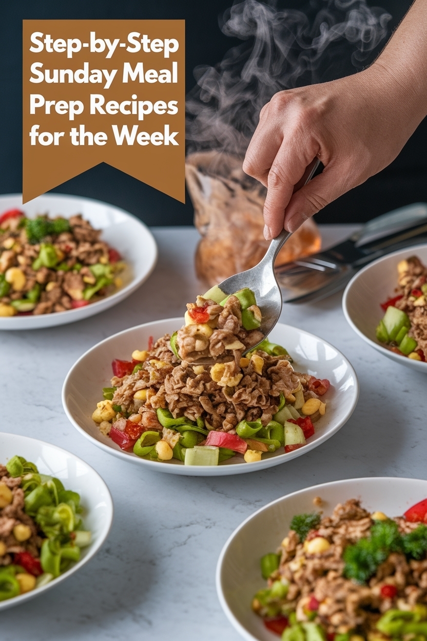 sunday meal prep recipes for the week