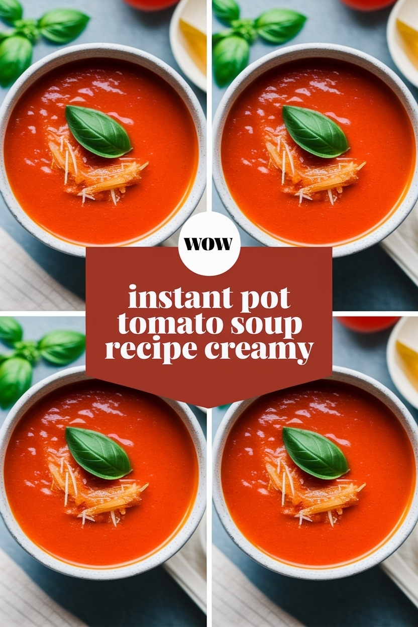 instant pot tomato soup recipe creamy