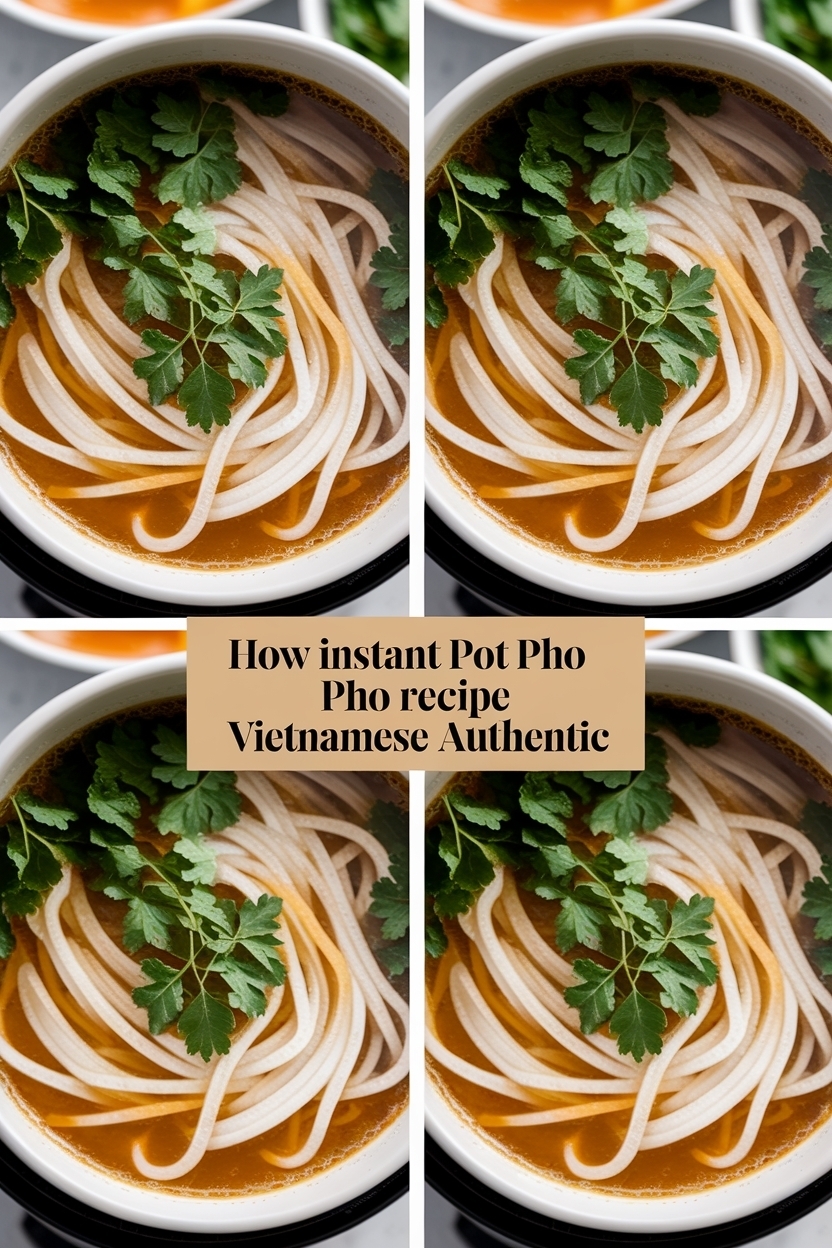 instant pot pho recipe vietnamese authentic