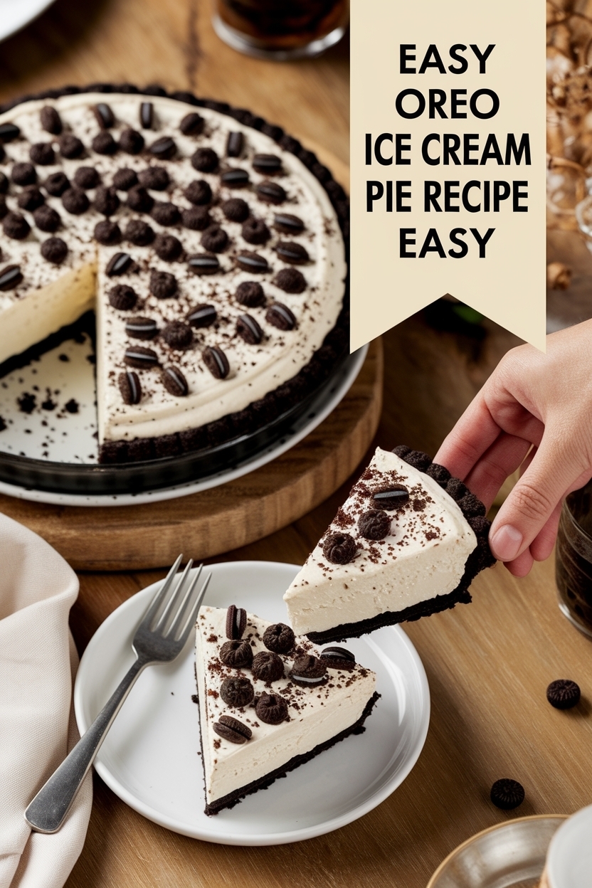 oreo ice cream pie recipe easy