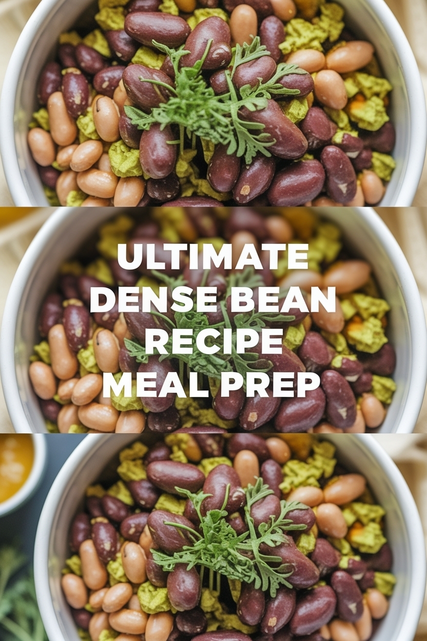 dense bean salad recipe meal prep