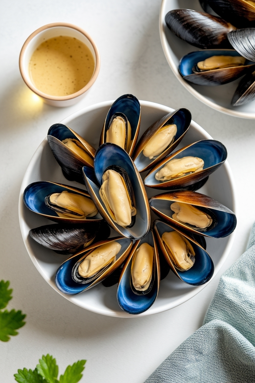 white wine mussels recipe garlic butter